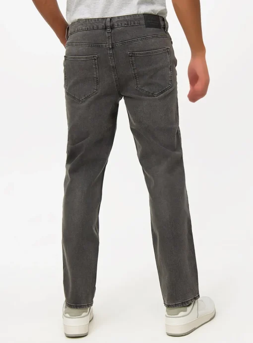 Grey Flexi-Stretch Denim Jeans 40S
