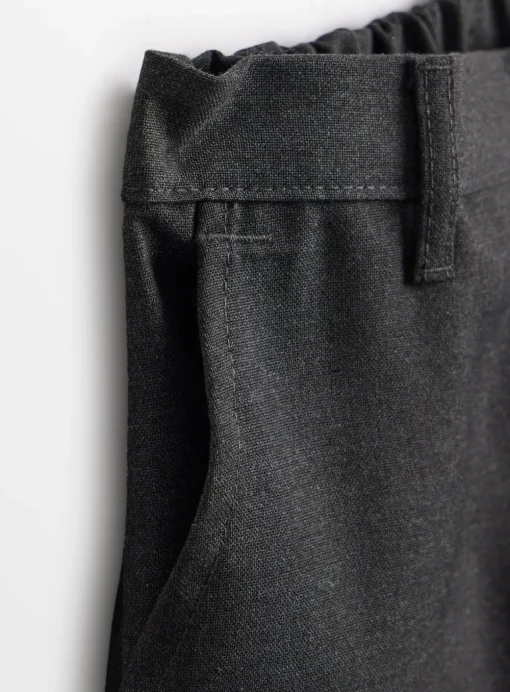 Grey Generous Fit Woven Extendable Hem Trousers 2 Pack 5 years