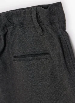Grey Generous Fit Woven Extendable Hem Trousers 2 Pack 5 years