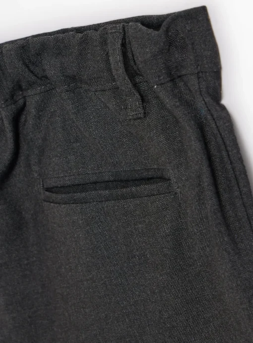 Grey Generous Fit Woven Extendable Hem Trousers 2 Pack 5 years