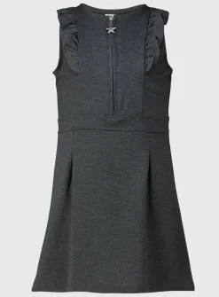 Grey Jersey Ruffle Dress 5 years