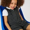 Grey Jersey Ruffle Playsuit 4 years