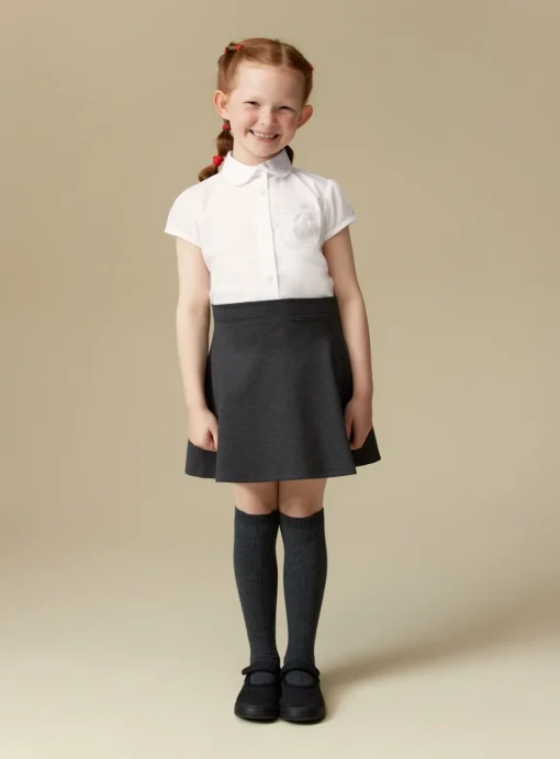 Grey Jersey Skater Skirt 4 Pack 4 years