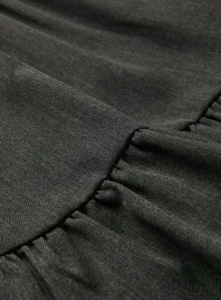 Grey Jersey Tiered Ruffle School Dress 9 years