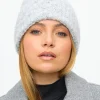 Grey Knitted Beanie One Size