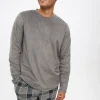 Grey Long Sleeve Fleece Pyjamas XL