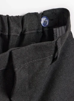 Grey Longer Leg Extendable Hem Trousers 2 Pack 6 years