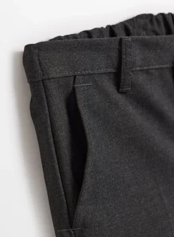 Grey Longer Leg Extendable Hem Trousers 2 Pack 6 years