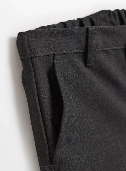 Grey Longer Leg Extendable Hem Trousers 2 Pack 6 years