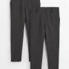 Grey Longer Leg Reinforced Knee Trousers 5 years