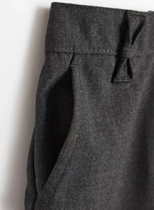Grey Longer Leg Reinforced Knee Trousers 5 years