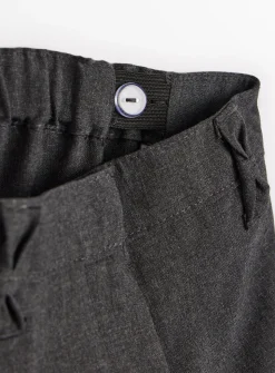 Grey Longer Leg Reinforced Knee Trousers 5 years