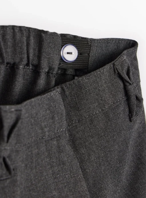 Grey Longer Leg Reinforced Knee Trousers 5 years