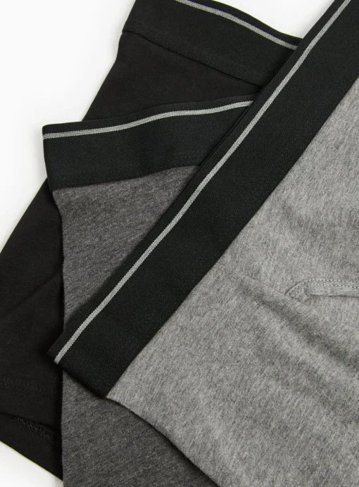 Grey Marl & Black Trunks 5 Pack XL