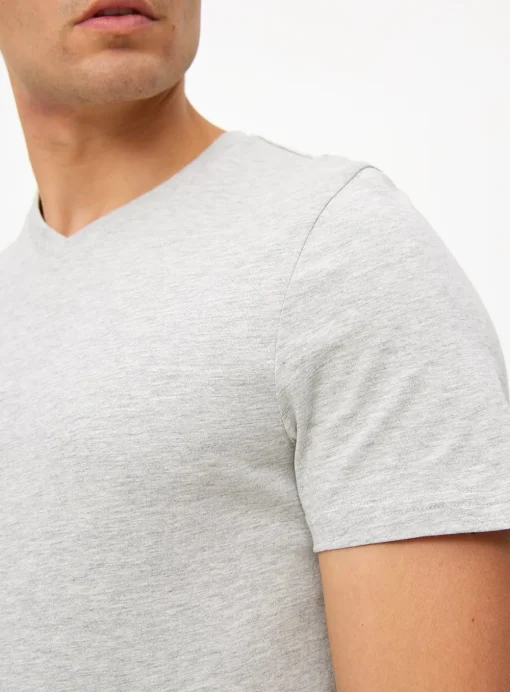 Grey Marl Core Short Sleeve T-Shirt 3 Pack L