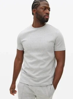 Grey Marl Elevated T-Shirt L