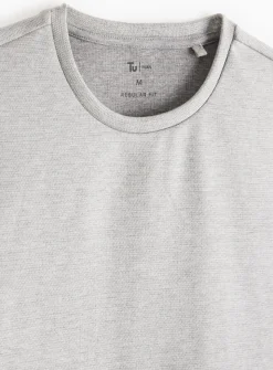 Grey Marl Elevated T-Shirt L