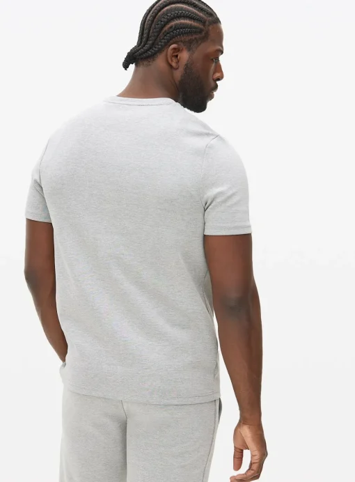 Grey Marl Elevated T-Shirt L