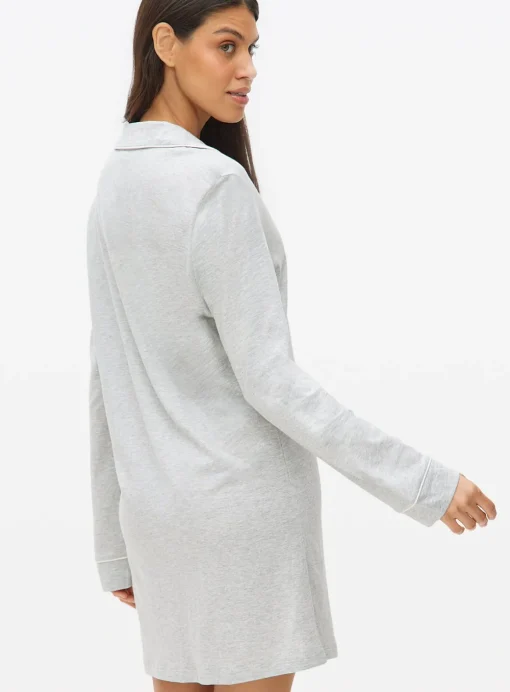 Grey Marl Modal Blend Nightshirt XL