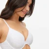Grey Marl Padded T-Shirt Bra 38E