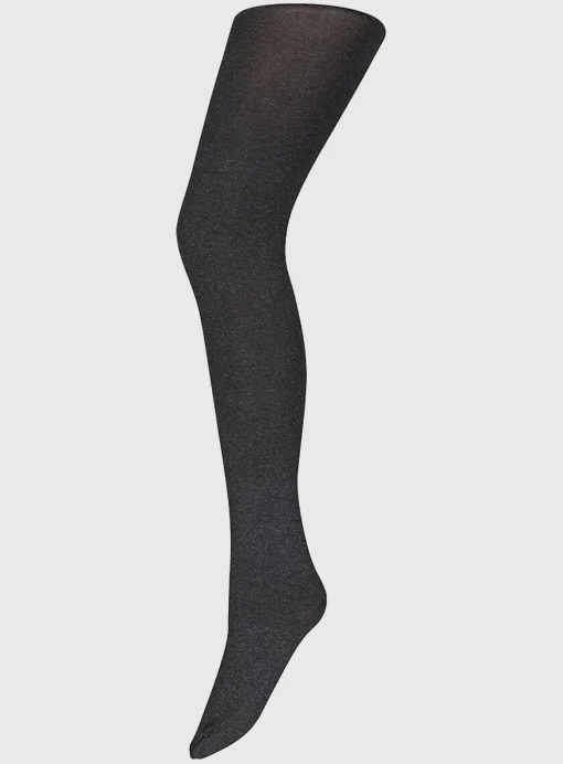 Grey Marl Velvet Touch 100 Denier Tights - M/L