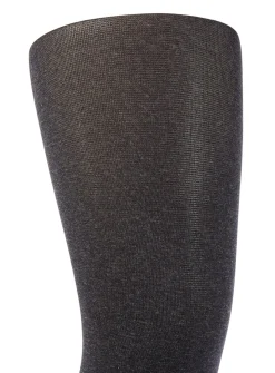 Grey Marl Velvet Touch 100 Denier Tights - M/L