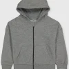 Grey Marl Zip-Through Hoodie (3-14 Years) 5 years