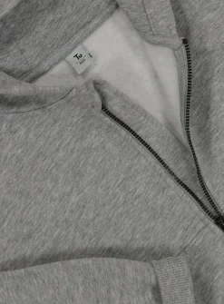 Grey Marl Zip-Through Hoodie (3-14 Years) 5 years