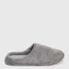 Grey Mule Memory Foam Slippers L