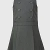 Grey Permanent Pleat Pinafore 5 years