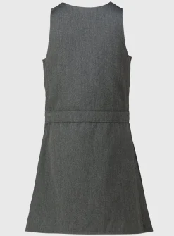 Grey Permanent Pleat Pinafore 5 years