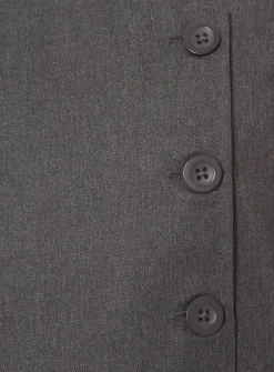 Grey Permanent Pleat Pinafore 5 years