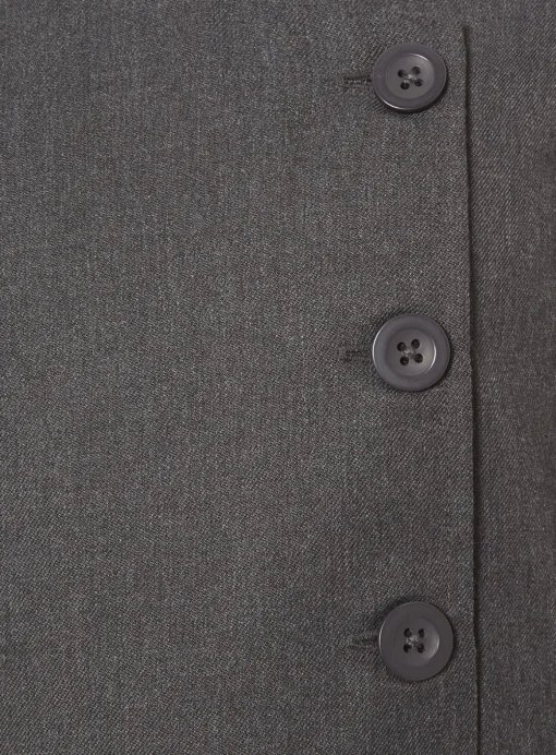 Grey Permanent Pleat Pinafore 5 years