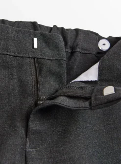 Grey Reinforced Knee Skinny Trousers 4 Pack 4 years