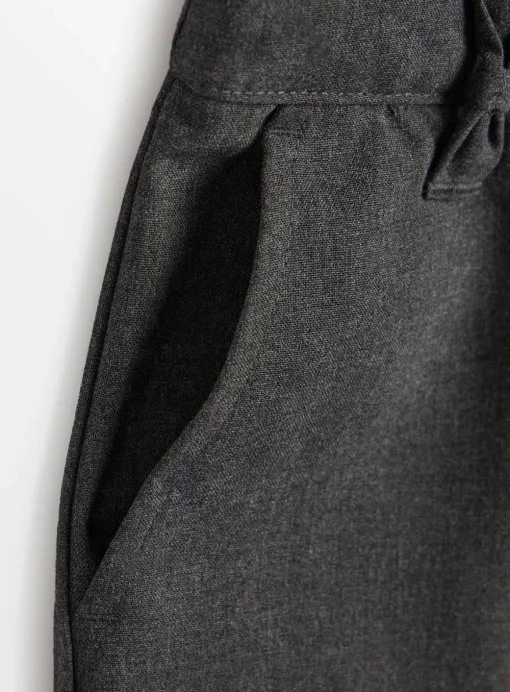 Grey Reinforced Knee Woven Trousers 2 Pack 4 years