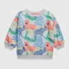 Grey Safari Print Sweatshirt 1-2 years