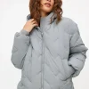 Grey Short Padded Jacket XL