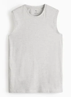 Grey Sleeveless Tank Top XXL