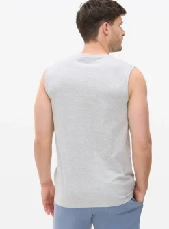 Grey Sleeveless Tank Top XXL