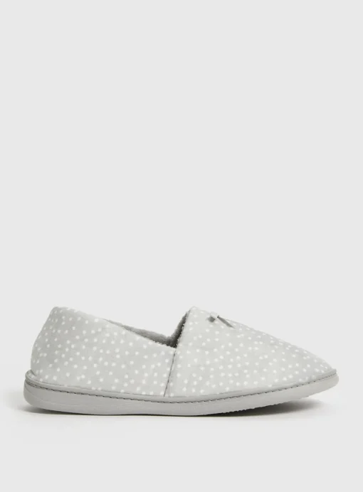 Grey Spot Full Slippers With Arch Support 5