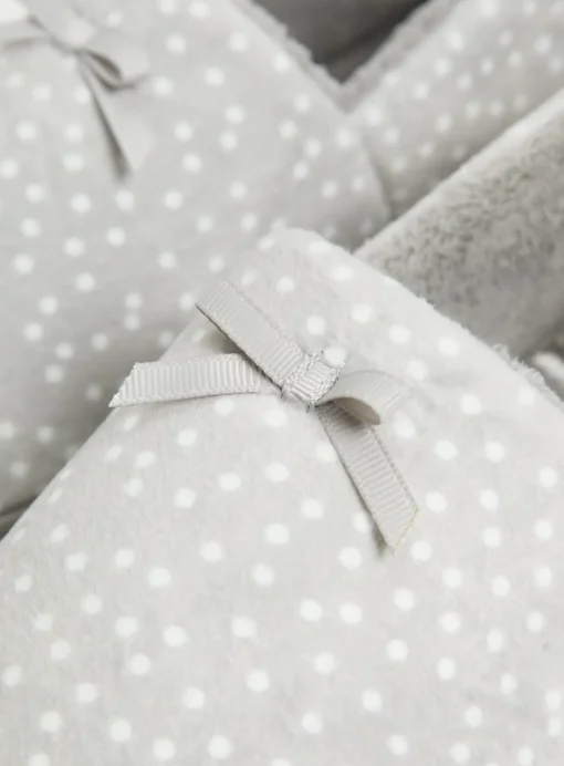 Grey Spot Full Slippers With Arch Support 5
