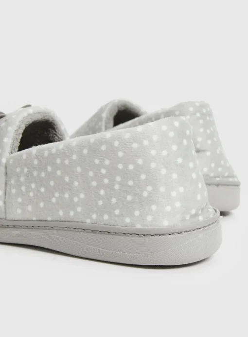 Grey Spot Full Slippers With Arch Support 5