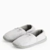 Grey Spot Print Full Slippers 4