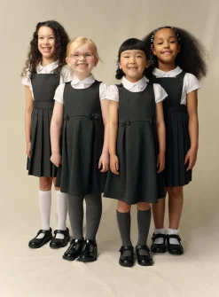 Grey Tabard Pinafore 4 years
