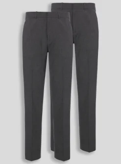 Grey Trousers 2 Pack 10 years