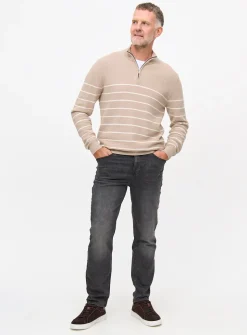 Grey Ultimate Comfort Straight Leg Jeans 38R