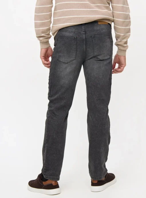 Grey Ultimate Comfort Straight Leg Jeans 38R