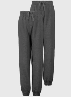Grey Unisex Joggers 2 Pack 10 years