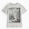 Grey Urban Utility Graphic T-Shirt 8 years