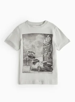 Grey Urban Utility Graphic T-Shirt 8 years